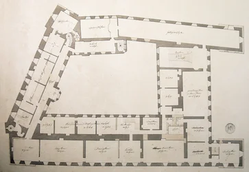 Design para alterações no terceiro castelo (caneta e tinta com papel)
